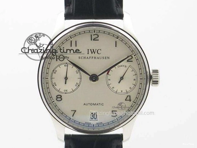 MIROTIME 1230 Portuguese Real PR Real Annual Calendar IW503510 ZF 1:1 Best Edition Green Dial on Black Leather Strap A QuickDry 7097